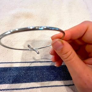 Womens sterling silver 925 bangle